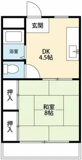 メゾン魚町【402号室】の間取り
