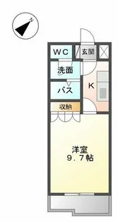 グローリアス行橋Ⅲ【2階】の間取り