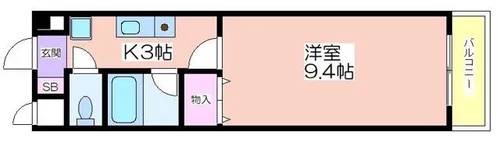 モンターニュロンド Ⅰ【2階】の間取り