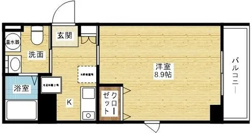 エテルノヨシダ【7階】の間取り
