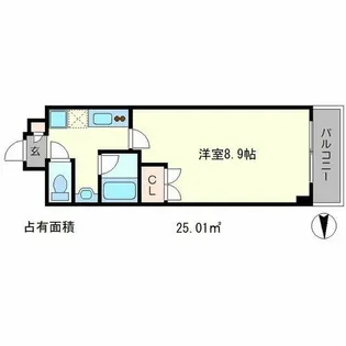 ファミユ白川【3階】の間取り