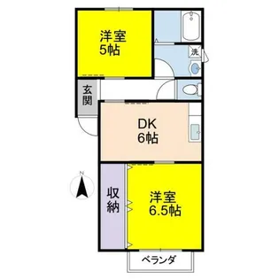 キノモトSTハイツ【2階】の間取り