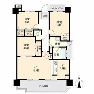 ステラートシティ桜山【0603号室】の間取り