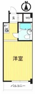 パリーマンション【8階】の間取り