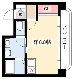 ゴキソ224ビル【3A号室】の間取り