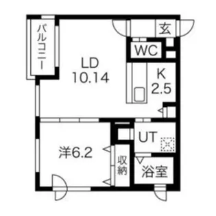 ニューコンフォート澄川【2階】の間取り