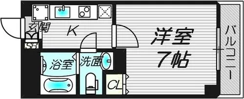 キンダーホープ若葉【3階】の間取り