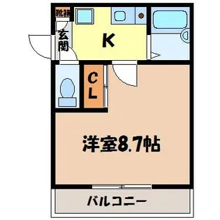 ヒルズ山花【2階】の間取り