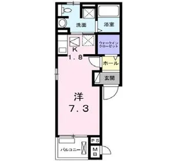 スペリオール門真南【2階】の間取り