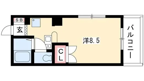 ドール新栄【208号室】の間取り