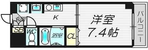 P-WEST【5階】の間取り