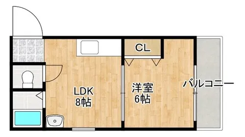 エンパイヤシティ【1階】の間取り