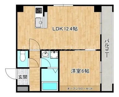 k`s APARTMENT【2階】の間取り