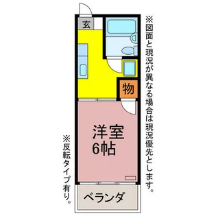 Fleet【B103号室】の間取り