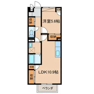 サニーコート曳馬【1階】の間取り