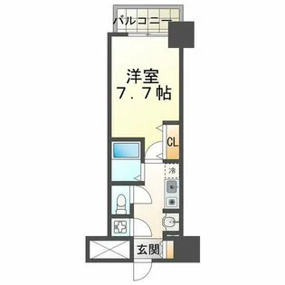 STATIONCOURT NORTH【7階】の間取り