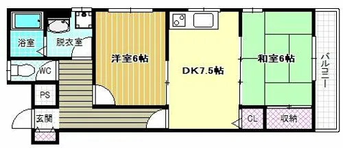 エクセレント松原【2階】の間取り