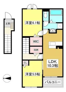 マリンラグナックス ネオ【2階】の間取り