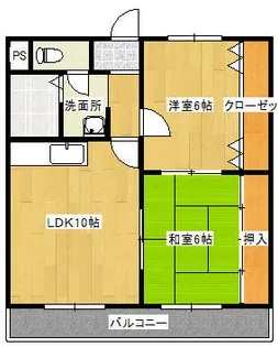 メイフェアN【5階】の間取り