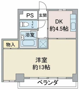 山の手荘【3階】の間取り