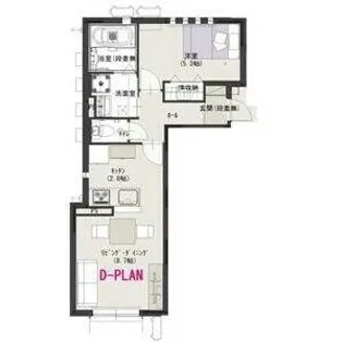 ユアメゾン神田【1階】の間取り