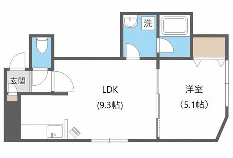 ヴェステン【2階】の間取り