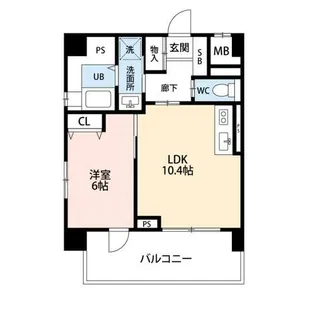 セジュール小牧【10階】の間取り