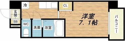 LIVIAZ OSAKA Verite【5階】の間取り