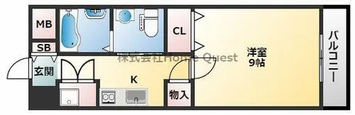 インパレス小阪【5階】の間取り