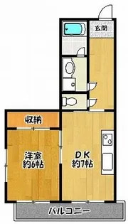 サンマルコ壱番館【2-1号室】の間取り