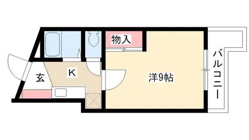 富士レイホービル第三【401号室】の間取り