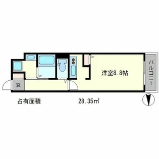 Supreme浄土寺【2階】の間取り