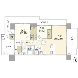 ローレルアイ上前津(060021)【4階】の間取り