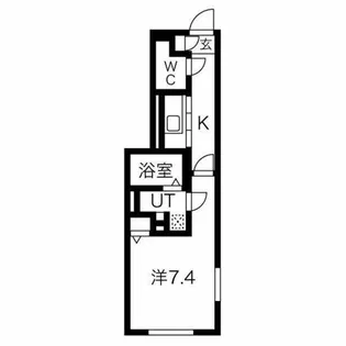 CREST TAPP大曽根【101号室】の間取り