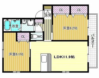 ファミネス【1階】の間取り
