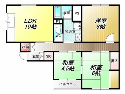 第2藤幸マンション【1階】の間取り