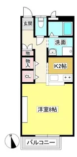 キャビンエンデバー【2階】の間取り