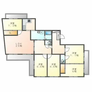 ウィン大須(WIN大須) 旧シティハイツ渡辺【201号室】の間取り