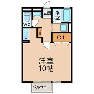 サンパレス A・B棟【2階】の間取り