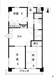 メゾン浅井【201号室】の間取り