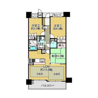 ジ・アーバネックス京都二条(110046)【3階】の間取り