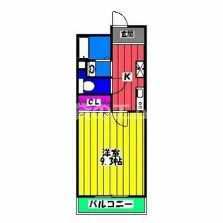 レジデンス天野【305号室】の間取り