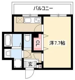 コンフォート松軒【305号室】の間取り