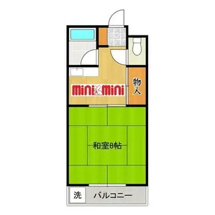 コーポ鹿田【3階】の間取り