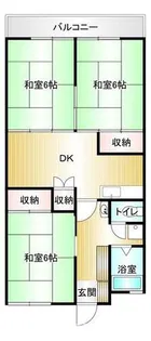 ダイマルコーポ柏の森【307号室】の間取り