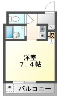 扇商事マンション【4階】の間取り