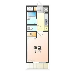 エレガンタナカⅡ【2階】の間取り