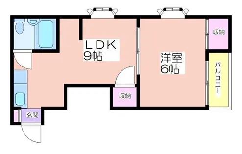 Fスタイル【305号室】の間取り