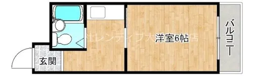 トゥリオーニ鶴橋【2階】の間取り