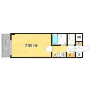 あべの恵寿ビル【4階】の間取り